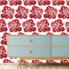 Red Rosette Wallpaper