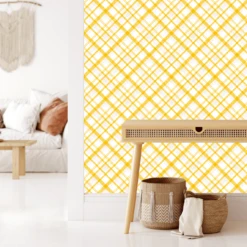 Retro Tartan Wallpaper