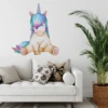 Unicorn Shy Guy Wall Decal