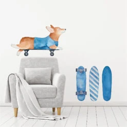 Skate Hound Wall Decal Set