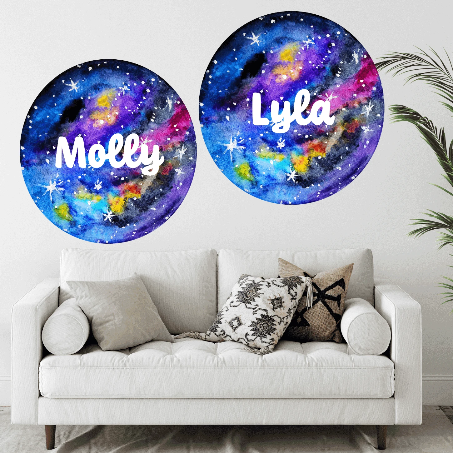 Space Galaxy 'Personalised' Wall Decals - Image 2