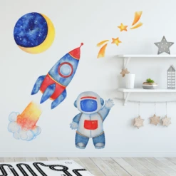 Space Life Wall Decal Set