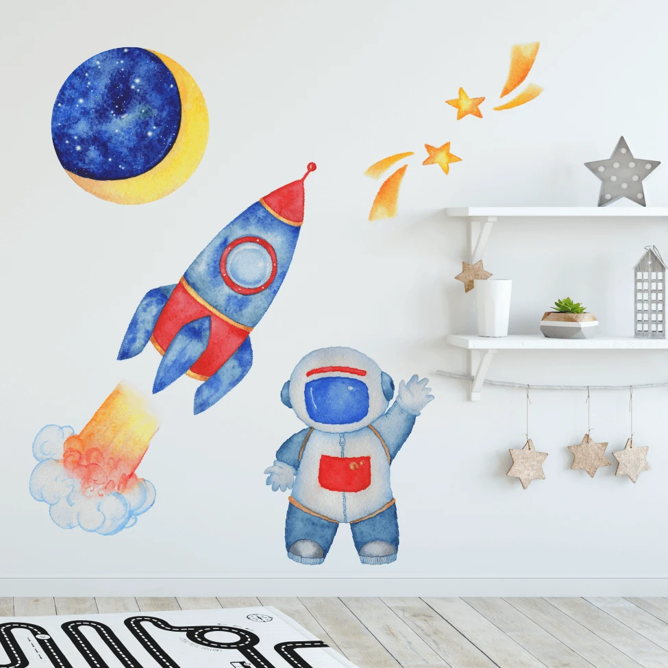 Space Life Wall Decal Set