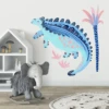 Dinosaur Spikey Blue Wall Decal