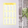 Times Tables Wall Chart Poster (6 Colours)