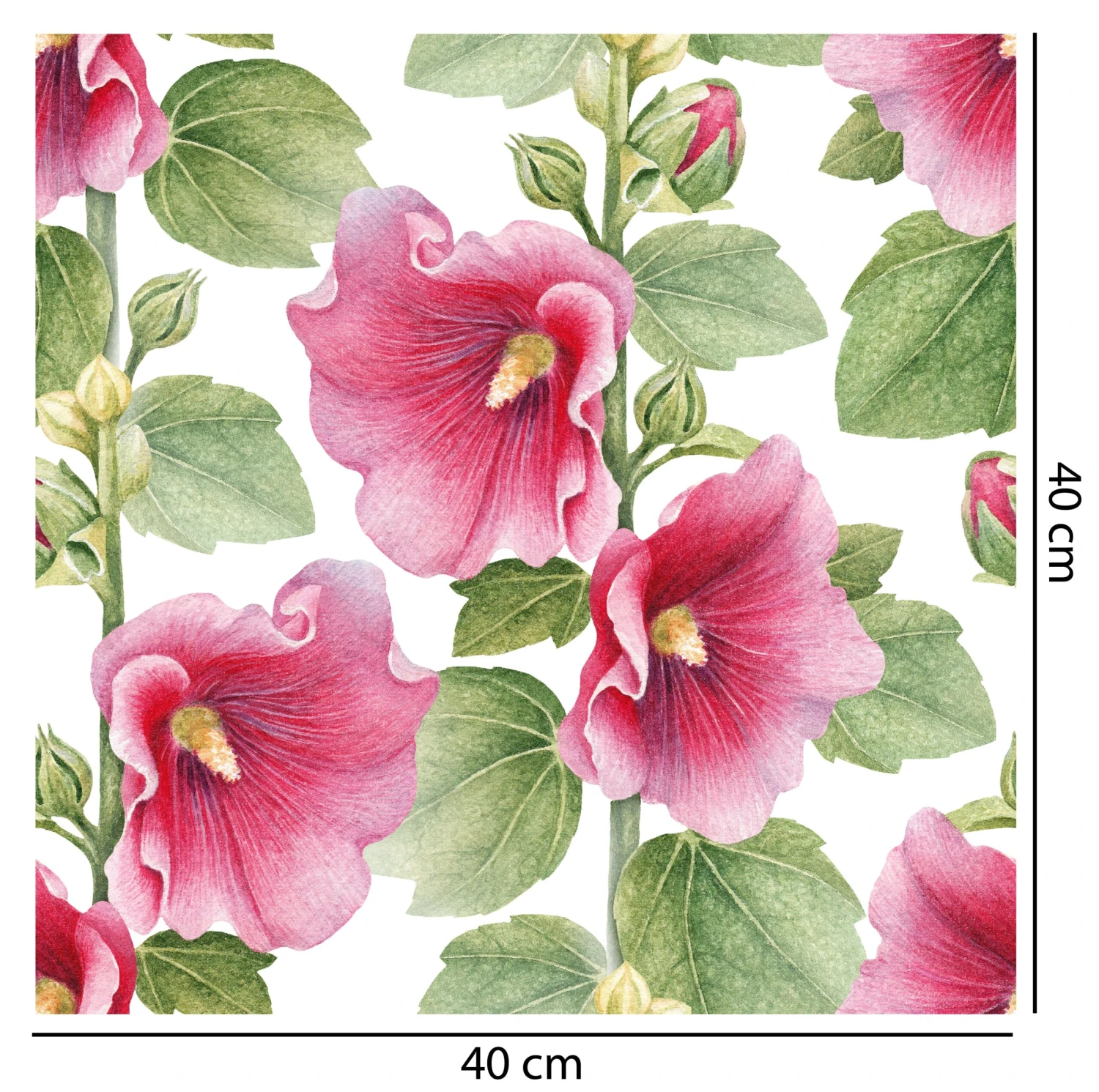 Pink Mallow Wallpaper - Image 2