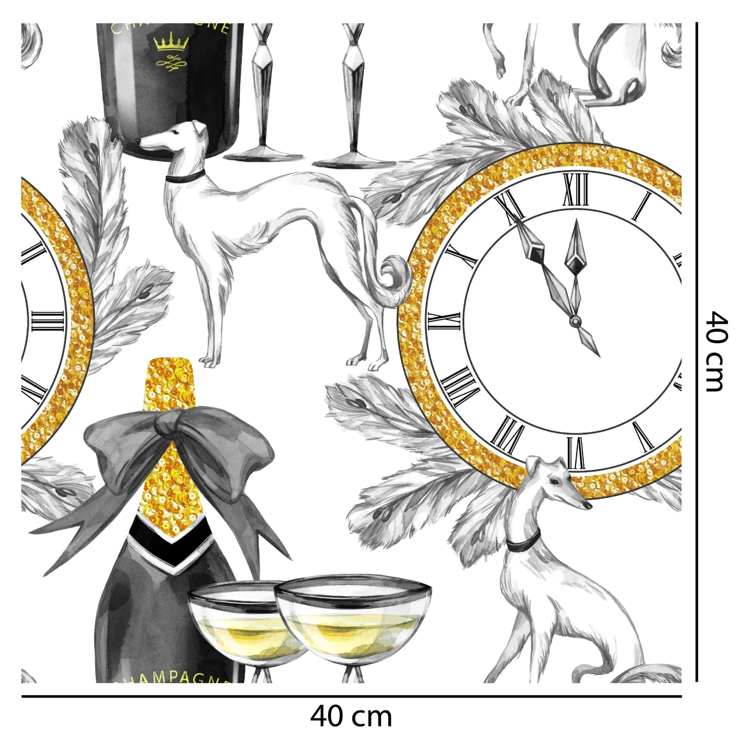 Champagne Breakfast Wallpaper - Image 2