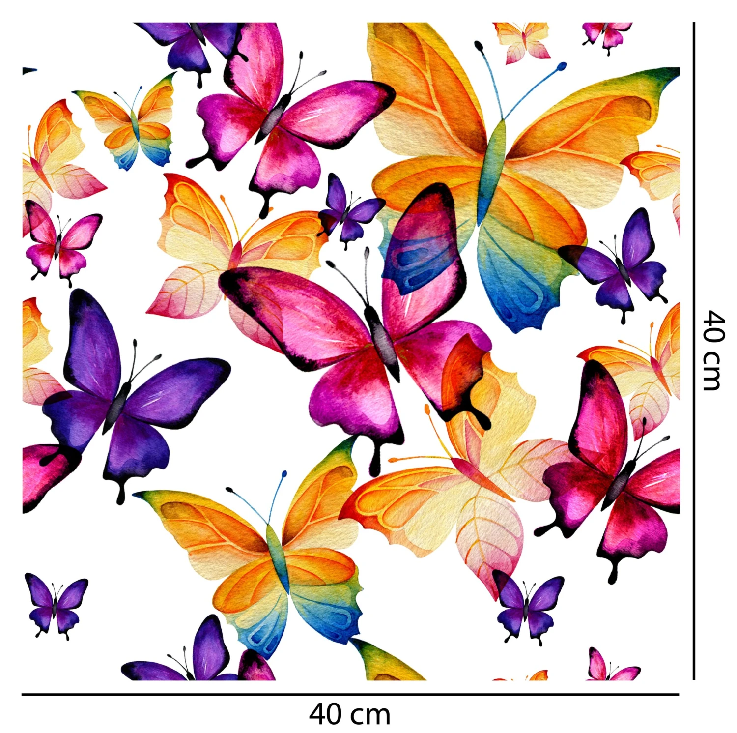 Rainbow Bright Butterfly Wallpaper - Image 2