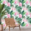 Tropical Flamingo Wallpaper