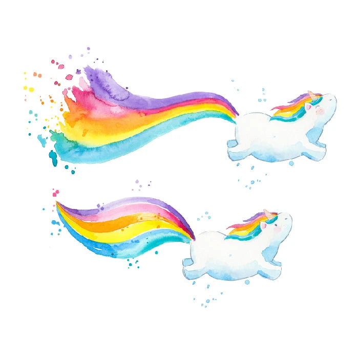 Unicorn Fart Magic Wall Decal Set - Image 2