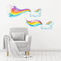 Unicorn Fart Magic Wall Decal Set