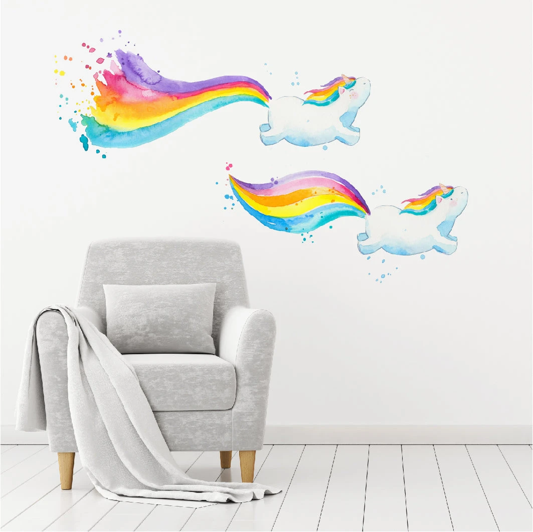 Unicorn Fart Magic Wall Decal Set