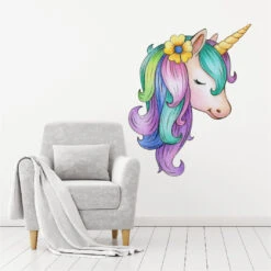 Unicorn Glamour Wall Decal