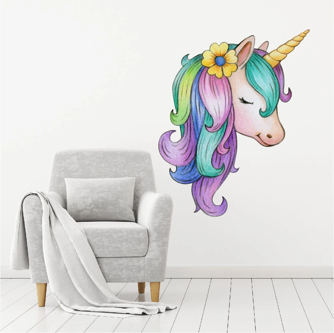 Unicorn Glamour Wall Decal