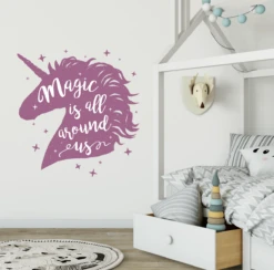 Unicorn Magic Wall Decal (6 Colours)
