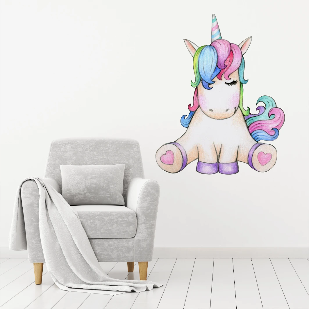 Unicorn Prancer Wall Decal