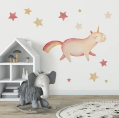 Unicorn Z Wall Decal Set