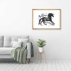 Unicorn Dreaming Wall Art