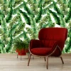 Vintage Banana Leaf Wallpaper