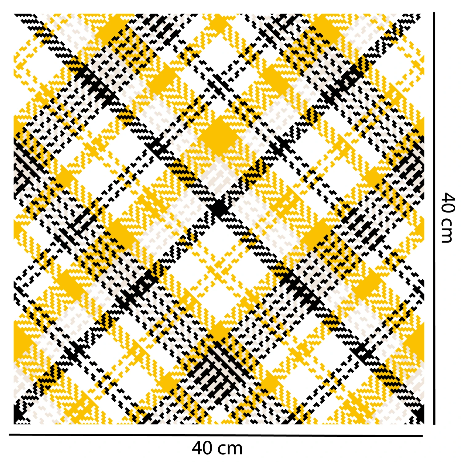 Winter Sun Tartan Wallpaper - Image 2