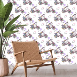 Riding Unicorn Wallpaper