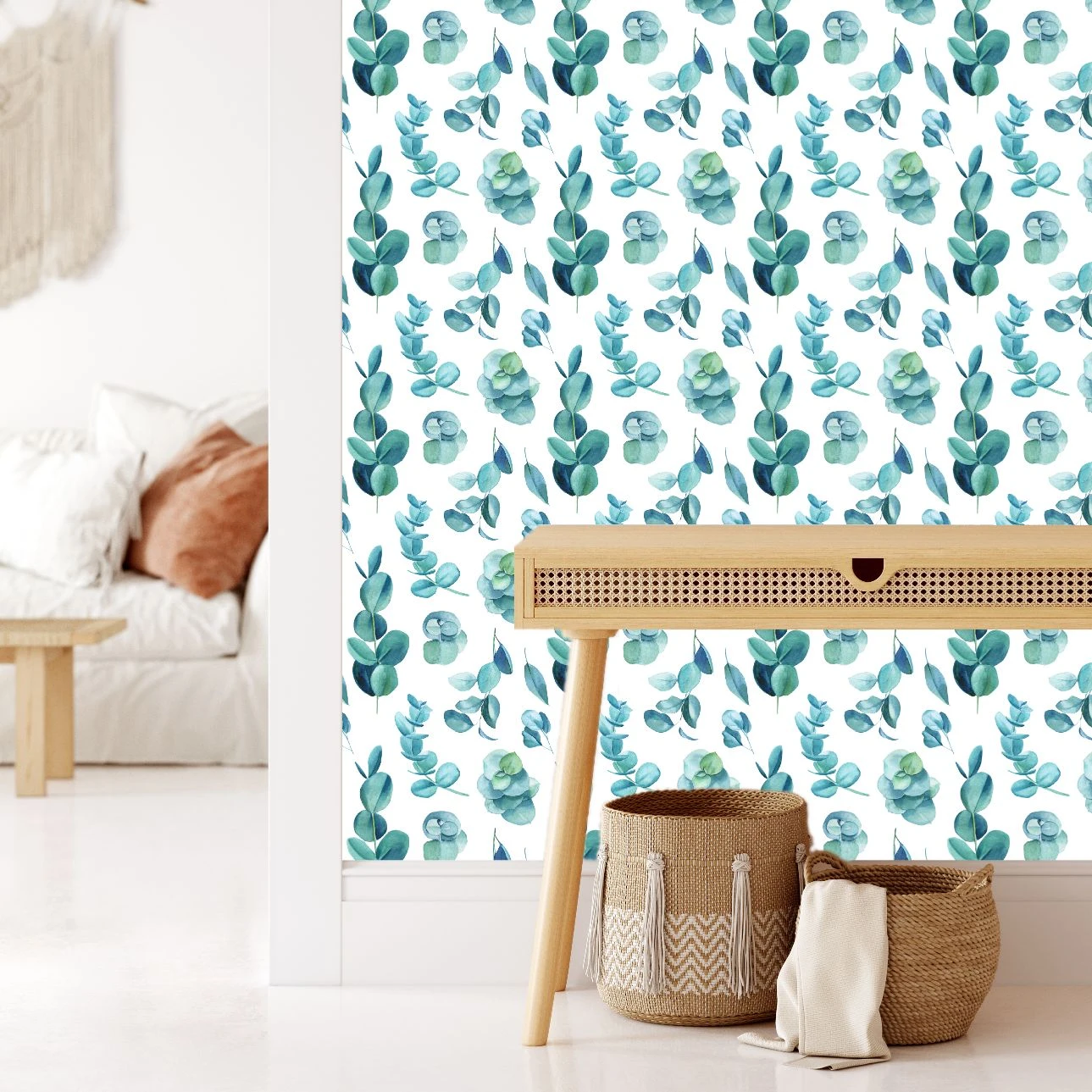 Pure Eucalyptus Leaves Wallpaper