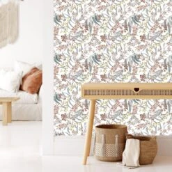 Floral Bushland Wallpaper